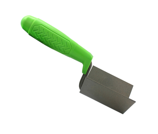 Кельма для внутренних углов 80*60*60мм, порошковая окраска, пластиковая ручка 02-15-008