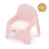 Горшок-стульчик розовый М1528