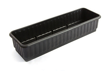 Ящик для цветов М черный (г.Ижевск)