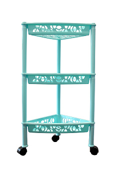 Этажерка 3-х секц. угловая "Prima" цвет МИКС 2832