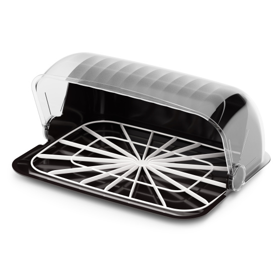 Хлебница "Изобилие"  серый  М8712