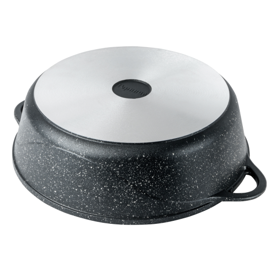 Жаровня 5,5л 32см ГРАНИТ без крышки ж7032аг