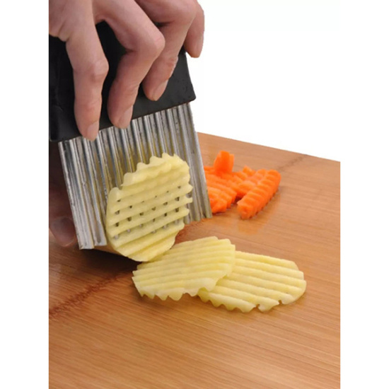 Нож для карвинга (для фигурной нарезки овощей и фруктов) с пластик ручкой ID2093