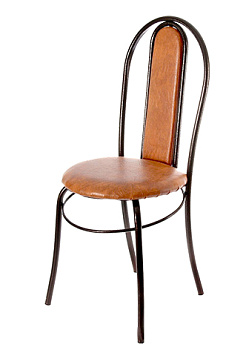 Стул "Венский" к/з 307 н.медь коричневый