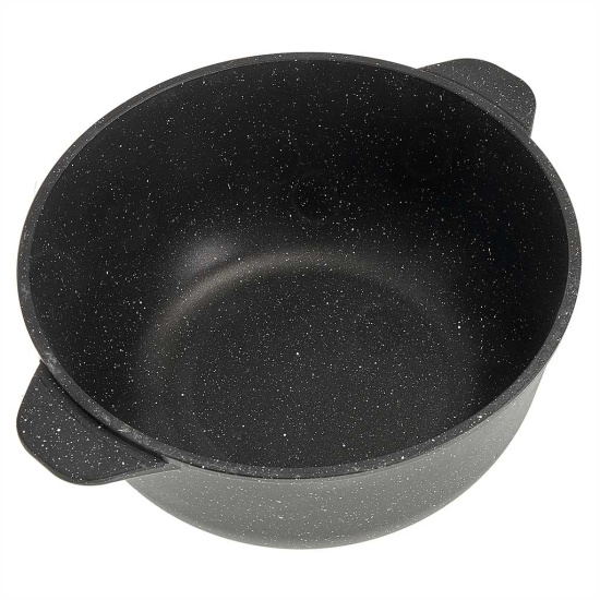 Кастрюля алюминиевая с антипригарным покрытием и стеклянной крышкой 3л серии "Орион" 1703-04-10