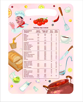 Доска разделочная с картинкой Ф-9