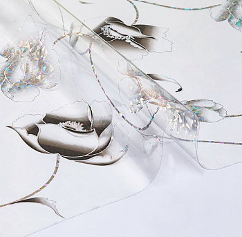 Клеенка силикон  Grace 0,8*20м 0,65мм Laser LS-8037D-80