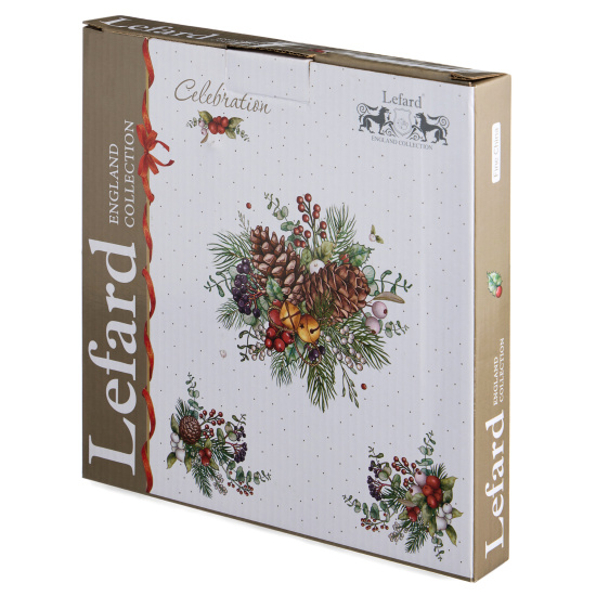 БЛЮДО ДВУХЪЯРУСНОЕ LEFARD "CELEBRATION" 19*23 СМ (КОР=24ШТ) (54-618)