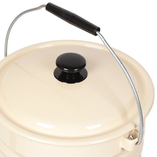 Ведро 10,0л с крышкой 41204-222 без декора