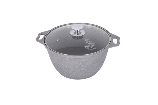 Кастрюля 3,0л со стекл. кр. АП (светлый мрамор) кмс32а Кастрюля 3,0л со стекл. кр. АП (светлый мрамор) кмс32а