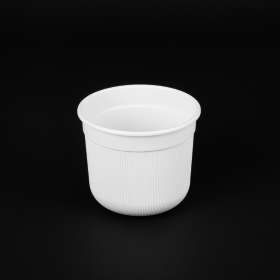 Горшок цв."Сканди" 1л (с дренажной вставкой)(белый) М9158