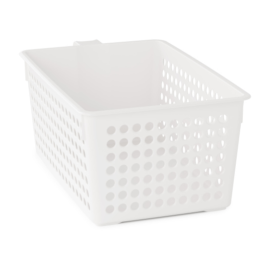 Корзина для хранения с ручкой (белый) М8973