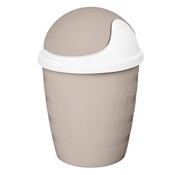 Контейнер для мусора "Rambai" круглый 1,5л (бежевый) 221308427/01