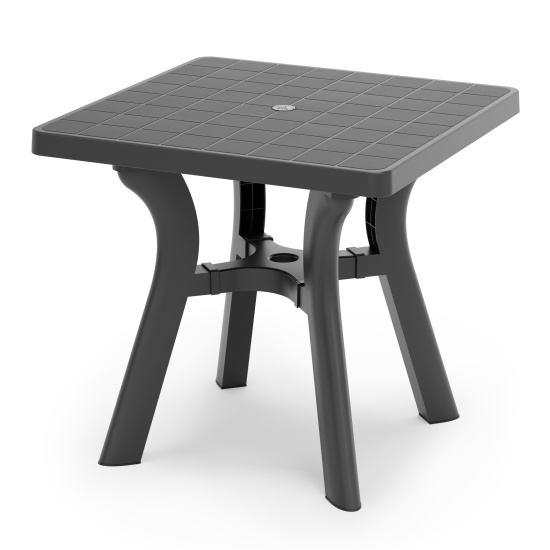 Стол квадратный "Атлант" 800мм (графит) М8860