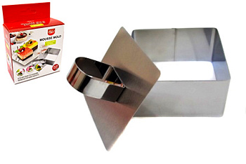 Кольцо для салата 8*8 см, 47902 нержавеющая сталь