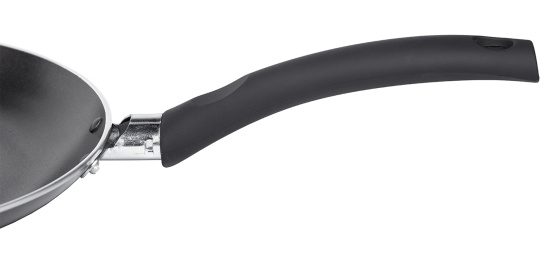 Сковорода блинная 220мм 1 ручк б/кр а/п риф дно "соты" 1892215 (серия "Кумир")