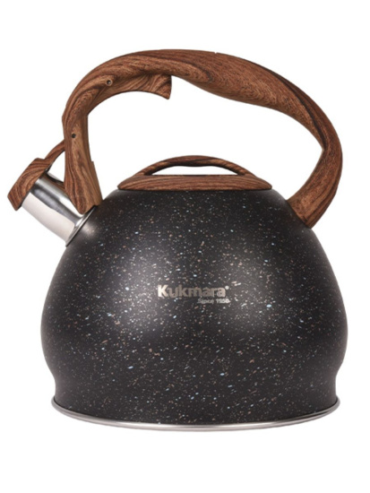 Чайник 3,4л со свистком из нержавеющей стали гранит "Original" kuk-07/3103355