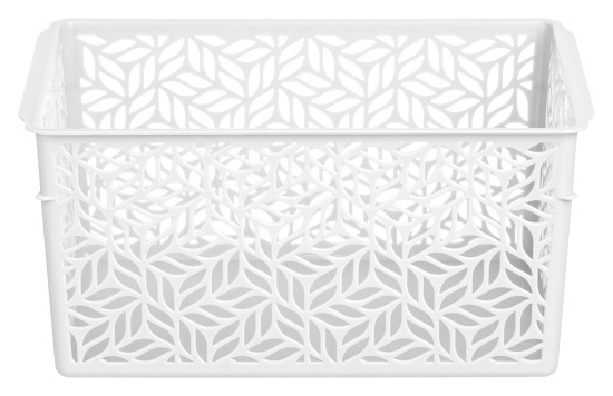 Корзинка универсальная "Линден" 3,2л, 230х160х110мм (белый) 221313229/01