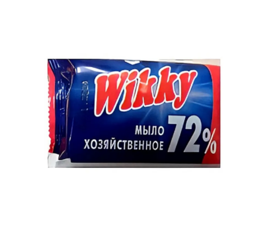 Мыло Хозяйственное 200гр 72% Wikky  в цветной пленке