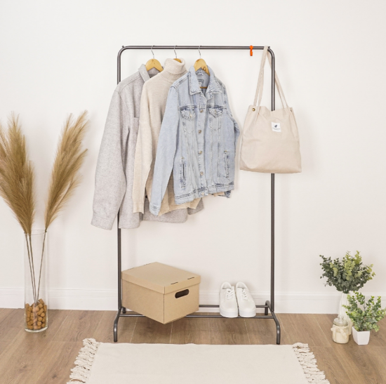 Вешалка гардеробная "Радуга 1" Графит