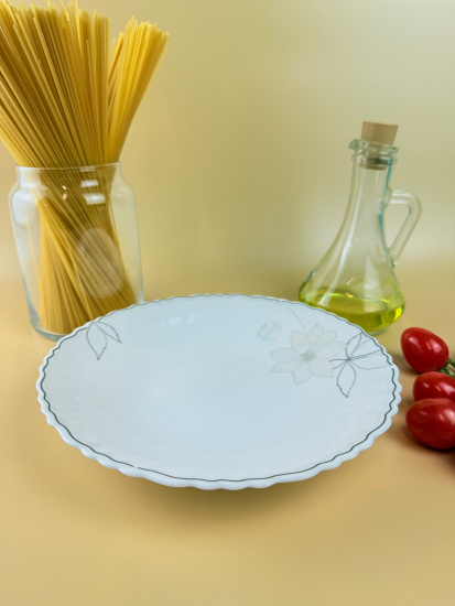 Тарелка суповая 8,5" 22*3,5см с рисунком OLS-DM-15