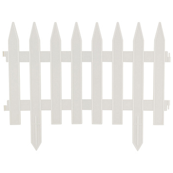 Забор декоративный "GOTIKA" белый 007277