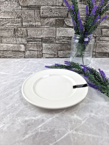 Тарелка плоская 20,5см Белье (фарфор) OLS-DM-61