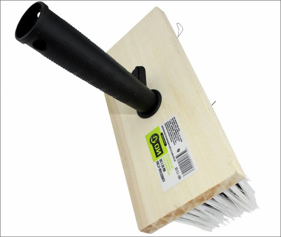 Кисть-макловица 160х60 мм, искусственная щетина, пластиковый корпус, пластиковая ручка 02-21-161