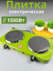 Плитка электрическая, 2 конфорки 1500Вт SC-2000S OLS-HC-29