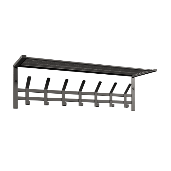 Вешалка с полкой "Торонто 31" hanger with shelf (Графит) 