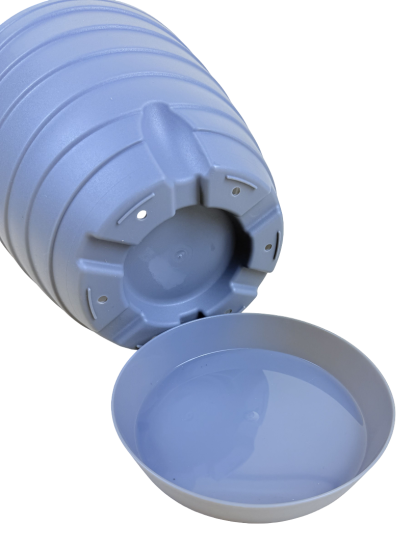 Горшок для цветов 0,7л Бриз серый