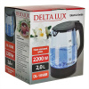 Чайник 2,0л DELTA LUX DL-1058B черный