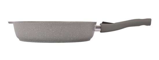 Сковорода 280/65 мм со съемной ручкой,антипригарное покрытие(светлый мрамор) смс283а