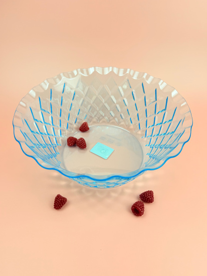 Салатник 26см РОМБ (пластик) цвет микс  OLS-179-25