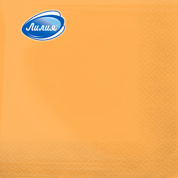 Салфетки Лилия 33*33 Желтый 2сл 20л (0472А)