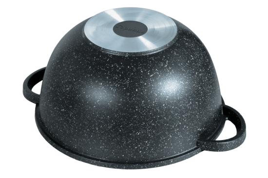 Казан 6л. 280/150 Гранит лит/руч. с кр., кн4282аг