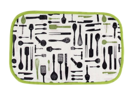 Коврик для сушки посуды из микрофибры MDM-01, размер: 40*25 см 310253