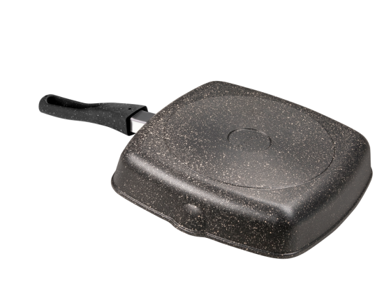 Сковорода гриль 280/280мм со съемной ручкой без крышки сг2852аг 