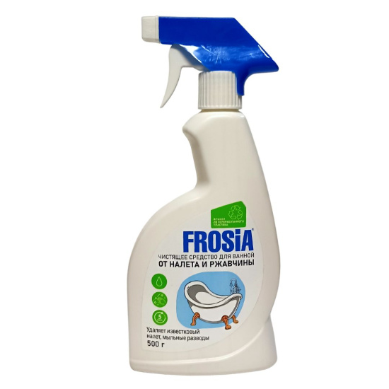 Чистящее средство от налета и ржавчины для ванной (курок) 500гр FROSIA