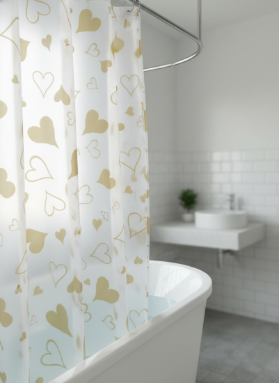 Шторка для ванны 180*180 OLS-909-1