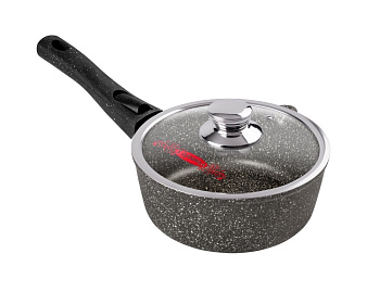 Ковш 1,5л. Гранит Induction съем/руч. с кр. (п/у), Икш1813аг