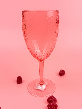 Бокал для вина 280мл пластиковый (цвет микс) OLS-179-27