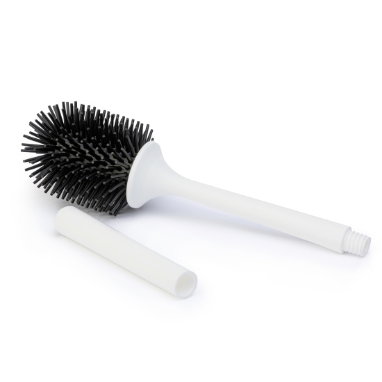 Ерш туалетный гибкий (с подст.)(белый) М8997