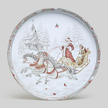 ПОДНОС СЕРВИРОВОЧНЫЙ AGNESS "CHRISTMAS COLLECTION " 33*2,1 СМ 898-239