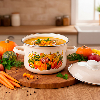 Кастрюля 3,0 литра (Осенний карнавал) (С-1612АП2/4Жм) 