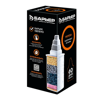 Картридж для воды для фильтра кувшина "БАРЬЕР Железо" К281Р00