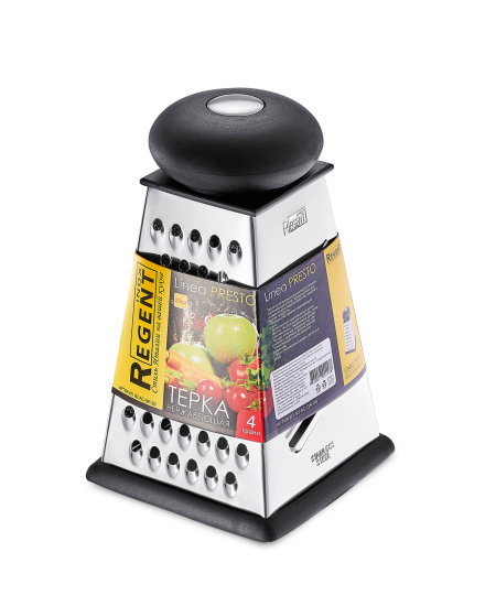 Терка нерж. четырехгранная 23 см Linea PRESTO 93-AC-GR-20