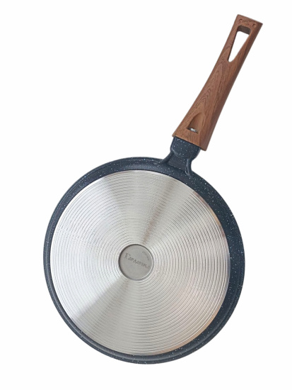 Сковорода блинная с а/п с ручкой soft-touch д.22, линейка Гранит Серия "Мегалит" 14 0822-14