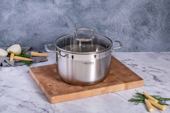 Кастрюля линии "ORION" 4,5 литра, диаметром 22 см, со стеклянной крышкой ORN-CA4522G 