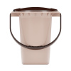 Ведро-туалет 18л. бежевый М1525 (уп.10)